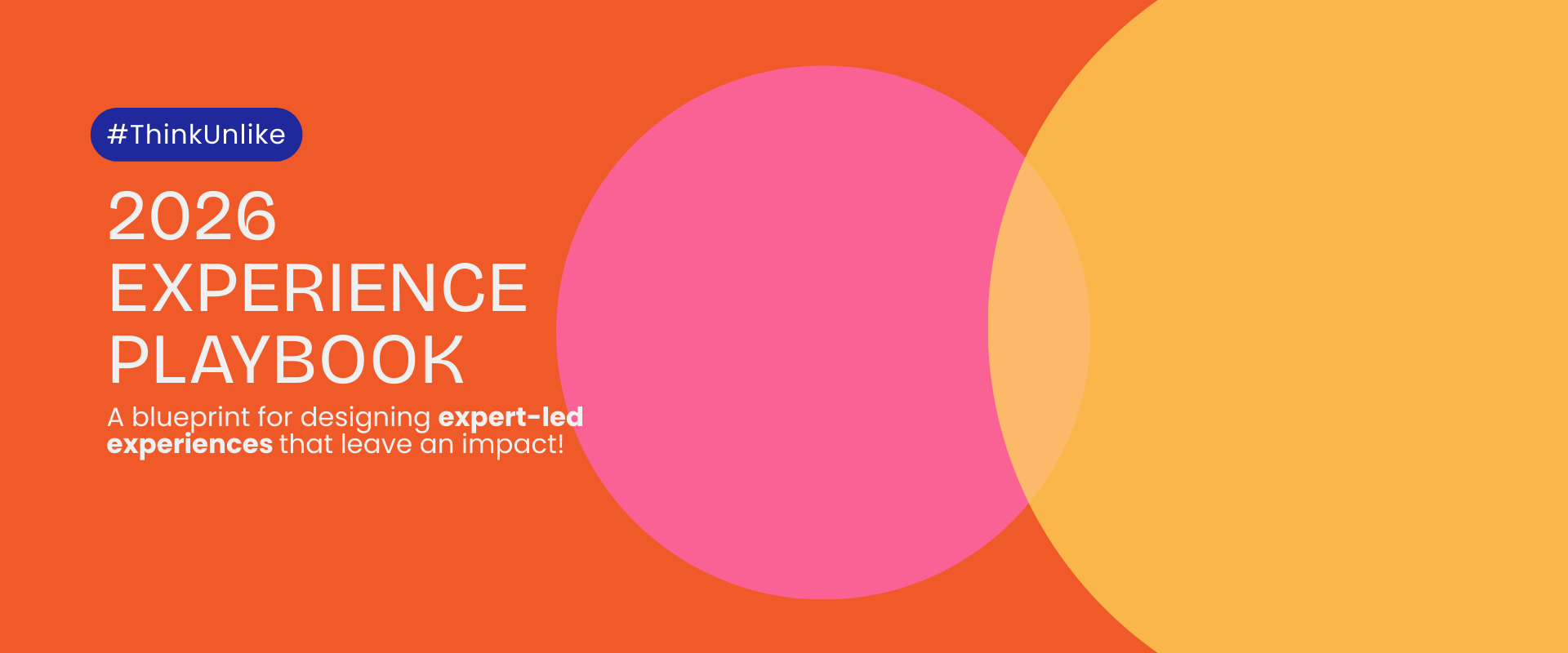 2026 Experience Playbook